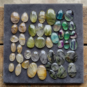 Natural Mix Gemstone Cabochon Wholesale Bulk Lot Loose Gemstones for Jewelry Making Pendant Ring Earrings - Product Image 1