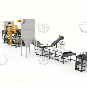 Ligne de séparation d'usine de recyclage de panneaux solaires entièrement automatique, taux de séparation élevé de 99%, capacité de 200 à 1000 kg/h pour le recyclage de panneaux photovoltaïques - Product Image 1
