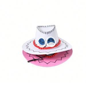 Sombrero de Vaquero de Anime en Oferta, con Pañuelo Rojo, Sombrero de Pirata para Niños, Disfraces, Regalo - Product Image 6