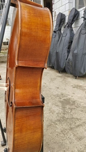 Cello MingShi en érable flammé naturel, bois européen, son chaud, chef-d'œuvre <span class=keywords><strong>acoustique</strong></span>, 4/4 3/4 1/2, fabriqué à la main en Chine - Product Image 5