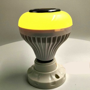 Altavoz de bombilla LED RGB Smart Music E27 12W inalámbrico para Control remoto <span class=keywords><strong>Bluetooth</strong></span> B22 Base WiFi conectividad AC cuerpo de lámpara de plástico - Product Image 5