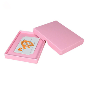 Simple cheap printed business card packaging box