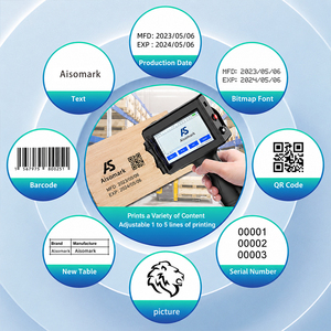 Aisomark Nuova Stampante Inkjet Portatile USB Automatica con Materiali Flex/Egg, Area di Stampa 12.7mm per Uso Industriale - Product Image 4