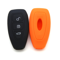 Couverture de clé de voiture en silicone élastique souple en gros d'usine avec 3 boutons intelligents accessoires à la mode pour Mondeo 2025