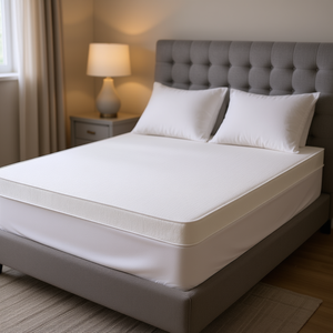 ที่นอนท็อปเปอร์เมมโมรี่โฟมหนา 4 นิ้ว ยี่ห้อควีนคิง พร้อมใยโพลีเอสเตอร์ระบายความร้อน สำหรับโรงพยาบาล ใช้ได้ทุกฤดู - Product Image 2