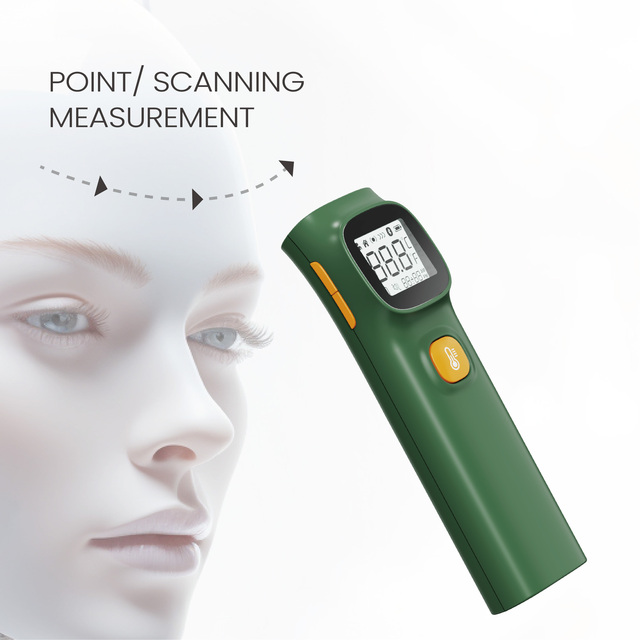 Non-Contact Point Scanning Measurement Infrared Thermometer Bluetooth Talking