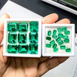 YinZheng Hot Sale hydro thermaler Smaragd OCT Step Cut loser Edelstein synthetischer kolumbia nischer Smaragds tein - Product Image 2