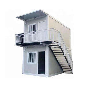 Casa de contenedor de envío de acero móvil para el hogar pequeño portátil de lujo para uso escolar de edificio de oficinas de Hotel al aire libre con Panel sándwich - Product Image 2