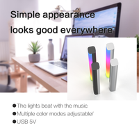 Éclairage led d'intérieur de bureau, lunette d'ambiance, alimenté par la voix, capteur de musique, rythme, Mini éclairage d'ambiance, pour la scène, nouveauté 2021