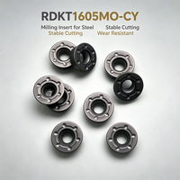 Plaquettes de fraisage indexables en carbure DLT RDKT1605MO CY JF5025 CVD, revêtement OEM, résistantes à l'usure, haute performance, pour tournage et fraisage CNC
