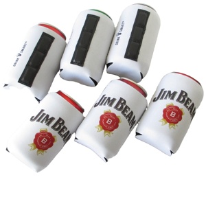 <b>Collapsible</b> Magnetic Neoprene Can Coolie for 12oz Beer Cans - Product Image 1