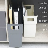 Organizador de Archivos Apilable, Resistente, Ecológico, Libre de BPA, para Escritorio, para Papel A4, Libros, Revistas, Almacenamiento de Documentos