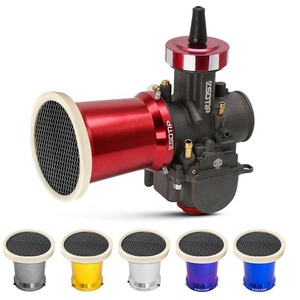 H76 CNC 50/55mm carburateur entonnoir à Air klaxon tasse carburateur filtre à Air tasse avec <span class=keywords><strong>filet</strong></span> en caoutchouc Beige pour carburateur P.W.K P.E O.K.O - Product Image 1