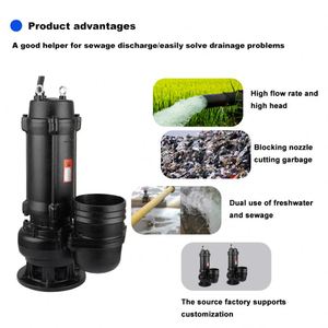 Seal-Less Non-Clog Centrifugal Heavy Duty Sewage Slurry Mud <b>Pump</b> for Wastewater Treatment with High Pressure and Durable Design - Product Image 5