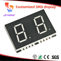 Afficheur LED à 7 segments SMD personnalisé à 2 chiffres Jstronic, afficheur à 7 segments SMD à double chiffre pour les écrans d'appareils électroménagers