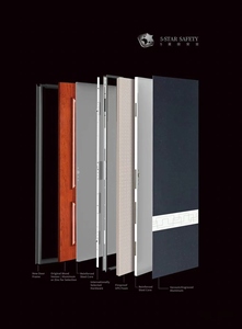 Sản phẩm hàng đầu hiện đại an ninh tùy chỉnh phía trước nhập cửa Bullet Proof bên ngoài nhôm bảng điều chỉnh cửa ra vào cho biệt thự - Product Image 5