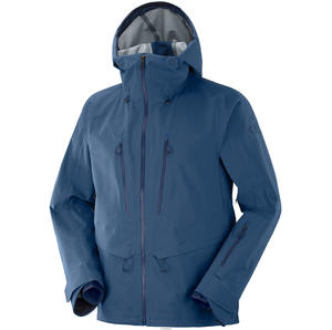 Chaqueta de snowboard personalizada para hombre, esquí, impermeable, diseño transpirable, a prueba de viento, color gris, 2023 - Product Image 3