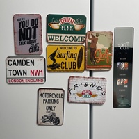 Imán de nevera de hojalata personalizado con diseño de logotipo, foto, recuerdo DIY, cerveza, dibujos animados, viajes, motocicleta, aceite, decoración para el hogar y la cocina