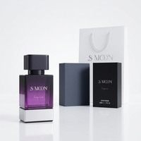Flacon de parfum en verre le plus vendu avec bouchon argenté 50ml 100ml 30ml Emballage de luxe pour parfum Contenant vide haut de gamme pour fragrance