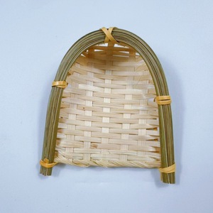 Panier de tri en bambou tressé, petit, miniature, portable, pour décoration, maison, bureau, art mural, accessoire de photographie - Product Image 4