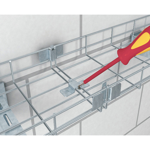 Thép không gỉ SS304 dây lưới cáp khay Bìa Coupler Phụ kiện dây chuyền sản xuất - Product Image 6