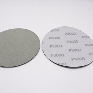 Éponge abrasive en carbure de silicium ronde, grain fin, papier <span class=keywords><strong>abrasif</strong></span> automobile 150 mm pour le polissage de la peinture automobile - Product Image 3