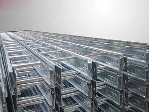 Outdoor Anti-Corrosion 300mm Width <b>Aluminum</b> Stainless Steel Heavy Duty Perforated Hot Dipped Galvanized <b>Ladder</b> Type Cable <b>Ladder</b> - Product Image 5