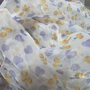 Telas Estampadas al Por Mayor de Fábrica, Telas de Organza Estampadas para Vestidos, Diseño Original, Telas de Organza Estampadas - Product Image 4