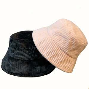 Custom Design Corduroy Striped Bucket <b>Hat</b> Autumn and Winter Outdoor <b>Warm</b> <b>Hats</b> Fashion Thickened Bucket <b>Hat</b> - Product Image 5