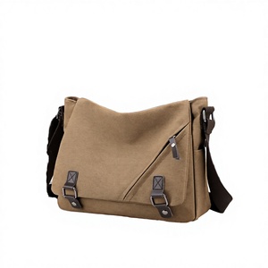 Bolsa de Hombro Casual de Lona para Hombre, Gran Capacidad, para Estudiantes Universitarios, para Viajes, Ligera, Moda de Verano - Product Image 1