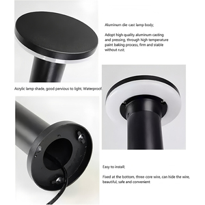 Lampada <span class=keywords><strong>a</strong></span> LED per Esterni IP65 <span class=keywords><strong>a</strong></span> Energia Solare in Alluminio, Impermeabile, con <span class=keywords><strong>Batteria</strong></span> al Litio e Controllo Intelligente per Illuminazione di Prati e Giardini - Product Image 4