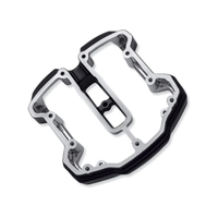 Pièces de moto usinées CNC OEM, en aluminium anodisé noir, couvercle inférieur du rocker box