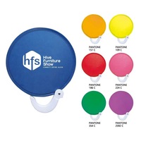 Éventail pliant personnalisé style dessin animé avec impression UV, portable, en polyester, pour publicité promotionnelle