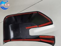 Coque de protection de rétroviseur latéral en ABS noir piano pour CHERY JETOUR T2 Traveller SUV tout-terrain – Accessoires de modification extérieure de voiture