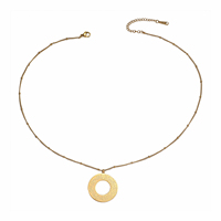 Collar con Colgante de Acero Inoxidable con Ayat Al-Kursi, Joyería Islámica Musulmana, para Hombre y Mujer, Venta al por Mayor para Eid y Ramadán