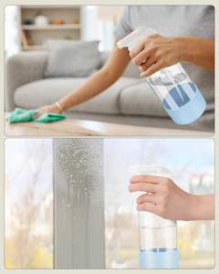 Flacon pulvérisateur pour cheveux en verre ambré rectangulaire personnalisé <span class=keywords><strong>de</strong></span> 500 ml avec logo imprimé en sérigraphie, pompe pulvérisatrice, emballage en boîte <span class=keywords><strong>vide</strong></span> - Product Image 5