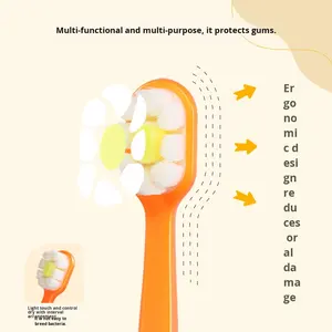 Cepillo de <span class=keywords><strong>dientes</strong></span> ancho ultrafino, 10.000 cerdas, mango suave para hombres, mujeres, parejas, cepillo de <span class=keywords><strong>dientes</strong></span> para una limpieza eficaz de los <span class=keywords><strong>dientes</strong></span>, cuidado de las encías - Product Image 2