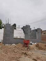 Bloc ICF en graphène 350 mm gris, coffrage en béton isolé à haute masse thermique pour la construction de maisons passives écoénergétiques