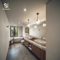 Solution tout-en-un : Lit double king-size moderne italien sur mesure en bois massif pour hôtels, appartements, villas et projets résidentiels