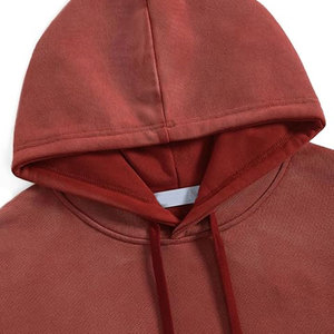 Hiver 100% Coton Streetwear Pullover Homme Acid Wash Hoodie Style Streetwear 100% Coton Écologique Hiver Acid Wash Hoodie - Product Image 5