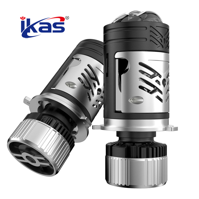 Newest H4 High And Low Double Beams Universal Auto Led Bulb 200W 32000LM H4 Bi Led Headlight Bulbs