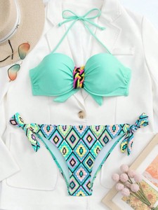 Conjunto de Bikini Sexy con Tiras, Nuevo Modelo 2026, Estilo Europeo Americano, Traje de Baño de Dos Piezas para Mujer, Ropa de Playa para Vacaciones - Product Image 6
