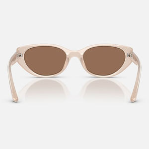 Timeless Trend Elegant Light <b>Brown</b> Cat-Eye Sunglasses <b>Tinted</b> Lenses UV Protection Eyewear for Daily Party Use Sunglasses - Product Image 5