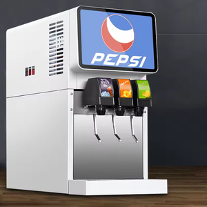 Commercial Stainless Steel <strong>Pepsi</strong> Soda <strong>Drink</strong> <strong>Dispenser</strong> with Refrigeration 3-Tap Automatic Machine - Product Image 2