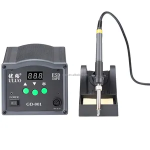 GD-801 series good quality rework soldering station for led light components switches HDMI plug butt motor mobile repair