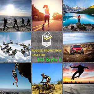 Ốp Lưng Bảo Vệ Cho LG Stylo <span class=keywords><strong>6</strong></span> / Stylo <span class=keywords><strong>5</strong></span> Vỏ Giáp Gồ Ghề Hạng Nặng Chống Sốc 3 Trong 1 Bảo Vệ Toàn Thân Vỏ Điện Thoại - Product Image 6