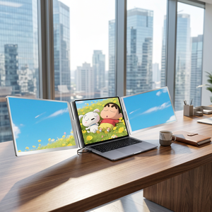 14 inch IPS Triple <b>Screen</b> <b>Laptop</b> Monitor Portable Monitor Dual <b>Screen</b> - Product Image 1