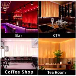 RGBW 오션 웨이브 라이트 LED 월 워셔 라이트 DMX512 IP66 방수 알루미늄 선형 물결 램프 바 KTV & 커피숍용 - Product Image 6