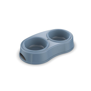 Bol portable pour animaux de compagnie en plastique léger de fabrication italienne, motif uni, pour chiens et chats, application pour l'eau en voyage en plein air - Product Image 1