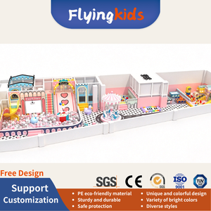 Aire de jeux intérieure Simple Macaron, Château de jeu pour enfants, équipement de jeu souple pour <span class=keywords><strong>centre</strong></span> de jeux pour enfants - Product Image 1